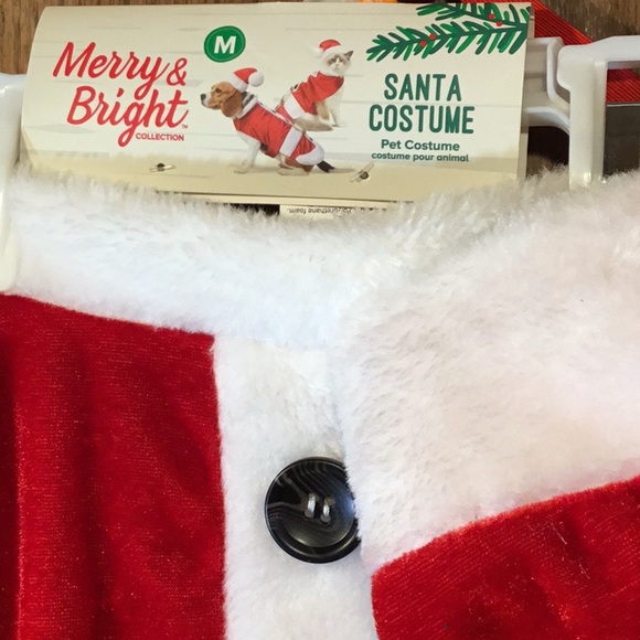 NWT Santa Pet Christmas Costume size Medium - Picture 2 of 16